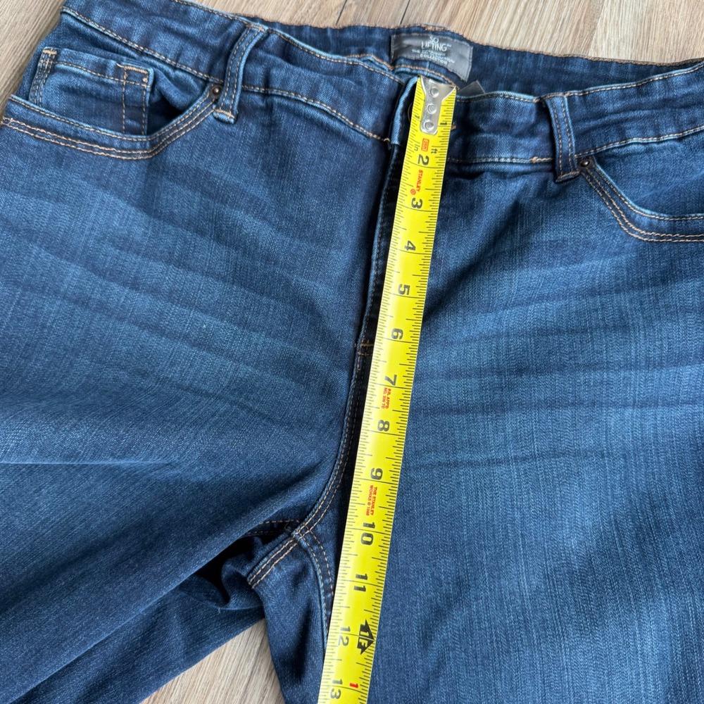Chicos So Lifting So Slimming Jeans Dark Wash Straight Leg Womens Size 2 Regular - Picture 5 of 7